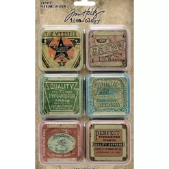 Tapas Metálicas Tin Tops Idea-Ology Tim Holtz