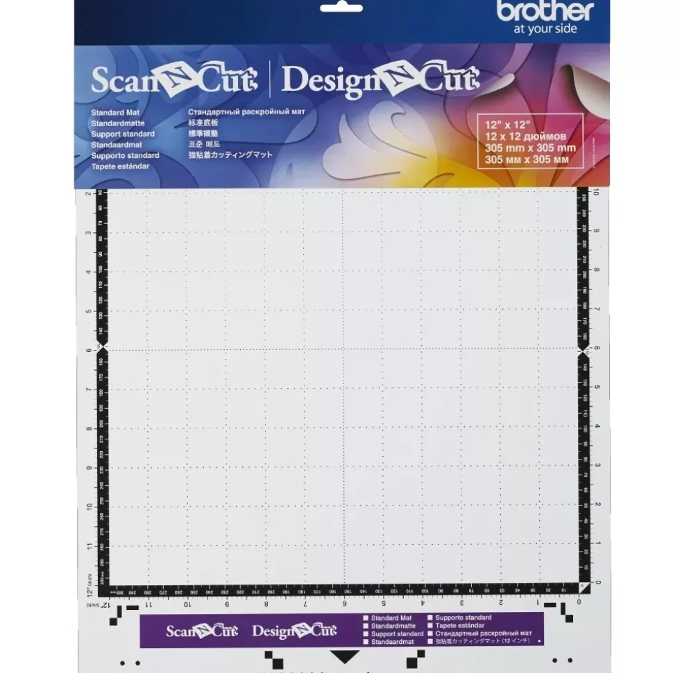 Tapete de corte adhesivo estándar 12"x12" Brother ScanNCut CM