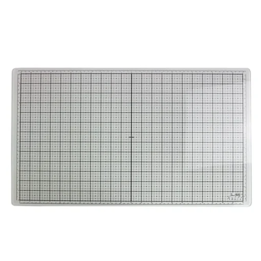 Tapete de vidrio estudio blanco Glass Mat Tim Holtz
