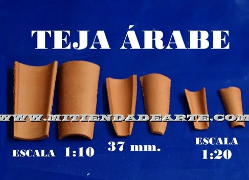 Teja árabe de cerámica