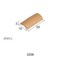 Teja árabe de cerámica