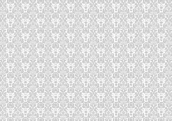 Tela de Encuadernar Arabesco Gris PapersForYou 70x50cm