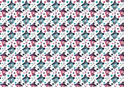 Tela de Encuadernar Brujitas PapersForYou 70x50cm