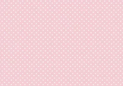 Tela de Encuadernar Corazón Blanco Rosa Bebé PapersForYou 70x50cm