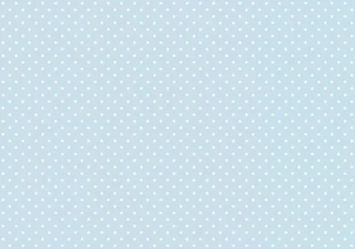 Tela de Encuadernar Estrella Blanca Azul Bebé PapersForYou 70x50cm