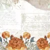 Tela de Encuadernar Flores y Manuscrito The Kingdom of the Elves PapersForYou 70x50cm