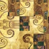Tela de Encuadernar Gold Abstract Art PapersForYou 70x50cm