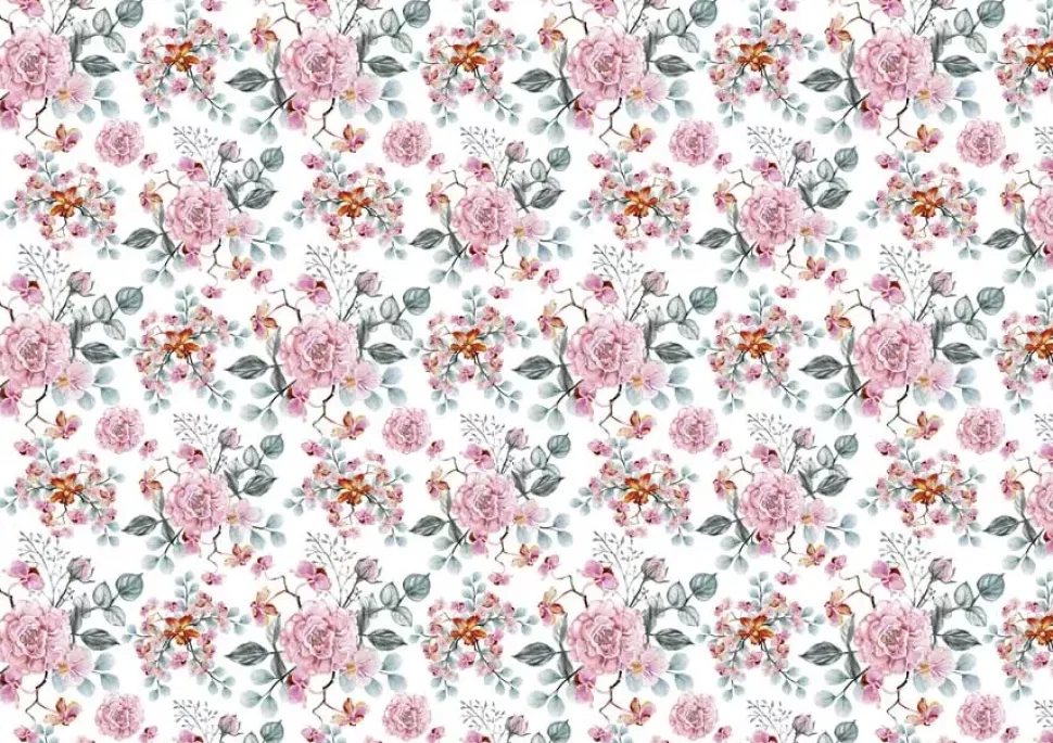 Tela de Encuadernar Wild Roses PapersForYou 70x50cm