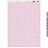 Tela DTXM-2014 Patrón Fondo Cuadros Rosa Dayka 33x70cm