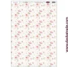 Tela DTXM-2022 Patrón Fondo Flores Bendiciones Dayka 33x70cm