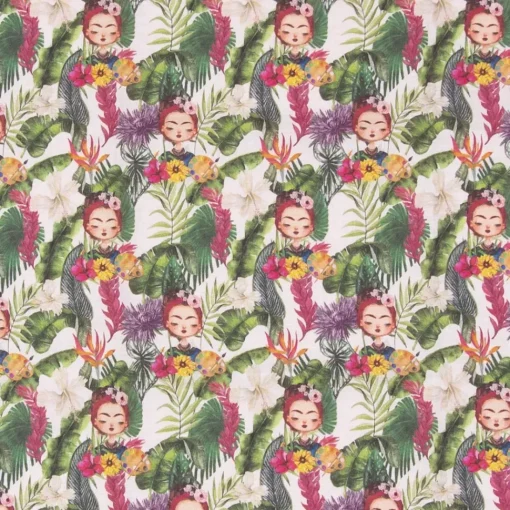 Tela Frida Kahlo Autorretratos Craftelier 50x30cm