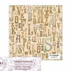 Tela para Decoración #30 Abecedario / Letras vintage 50x100cm. Dayka