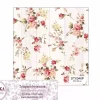 Tela para Decoración #46 Flores sobre tabla de madera vintage 50x100cm. Dayka