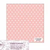 Tela para Decoración #04 Puntos o topos con fondo rosa 50x100cm. Dayka