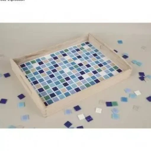 Teselas para Mosaico Azul Claro Rayher 2x2cm