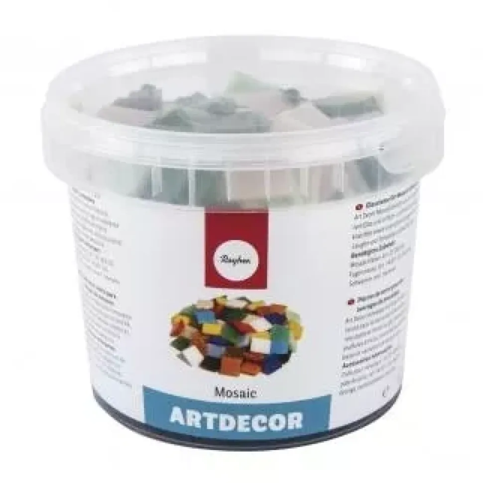 Teselas para Mosaico Verde Oscuro Rayher 2x2cm