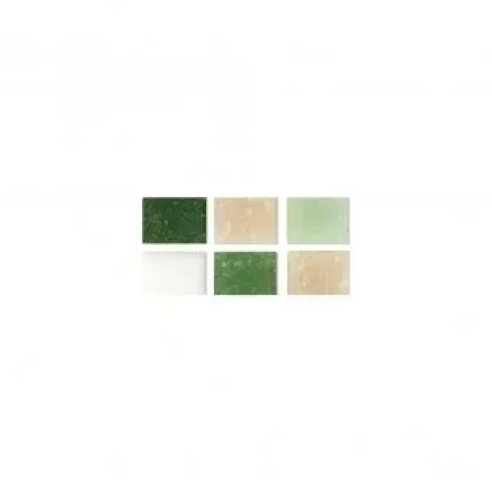 Teselas para Mosaico Verde Oscuro Rayher 2x2cm