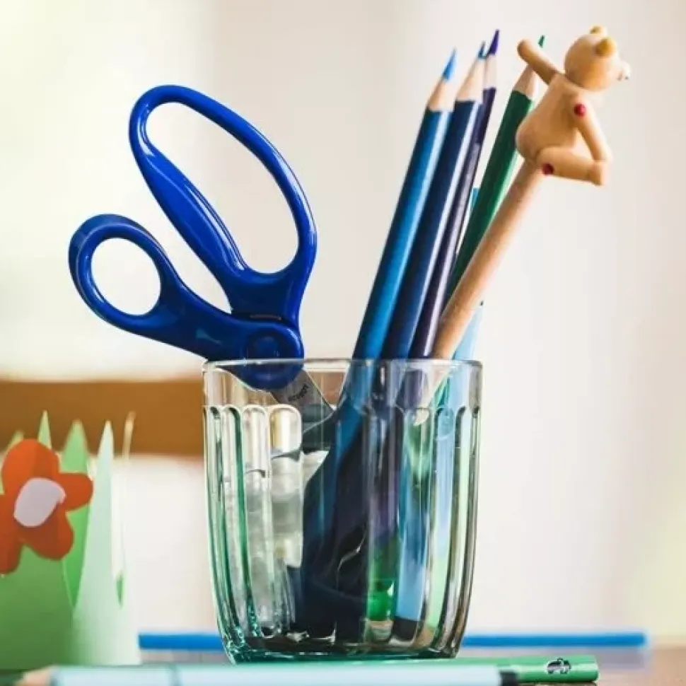 Tijeras Punta Redonda Azul Fiskars 13 cm