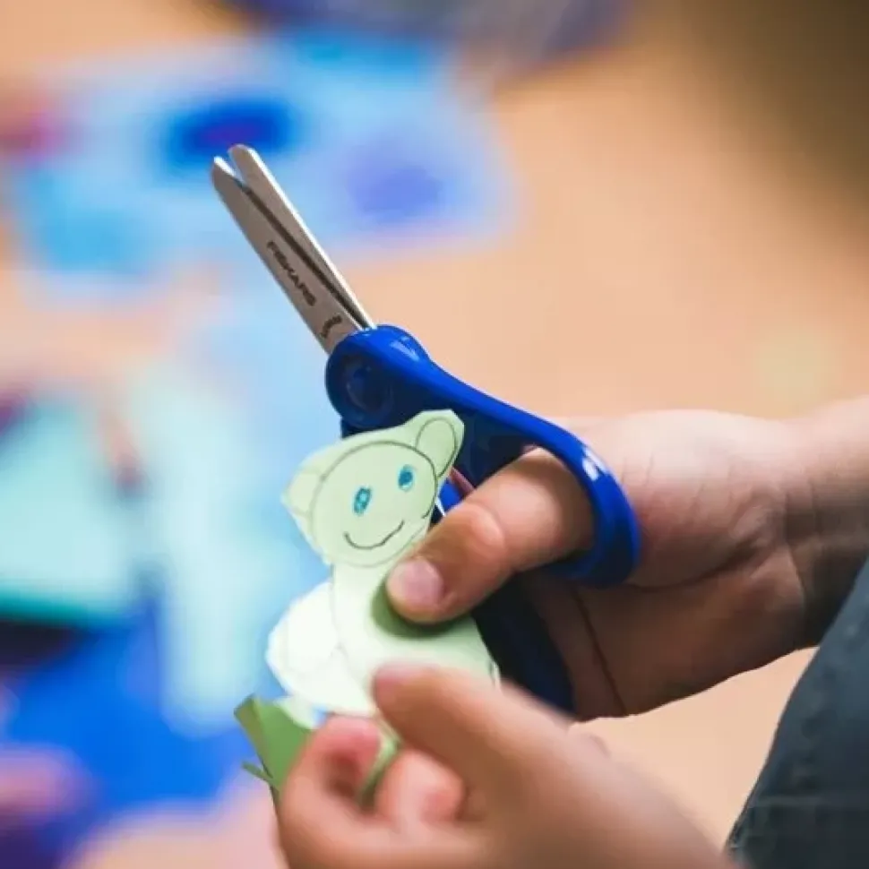 Tijeras Punta Redonda Azul Fiskars 13 cm