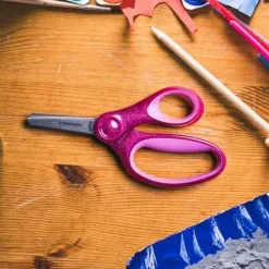 Tijeras Purpurina Rosas Fiskars 13 cm