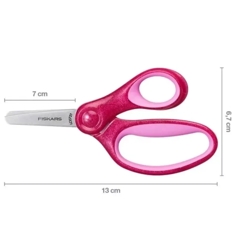 Tijeras Purpurina Rosas Fiskars 13 cm