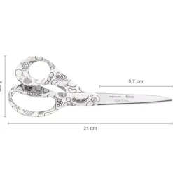 Tijeras Universales X Iittala Frutta Blanco y Negro Fiskars 21cm
