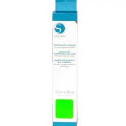 Transfer Para Tela Silhouette Verde Neón 9”x36”
