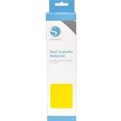 Transfer Para Tela Silhouette Amarillo Limón 9”x36”