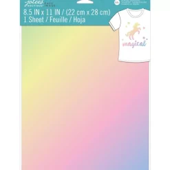 Transfer Para Tela Silhouette Rainbow Ombre Jolee's Boutique
