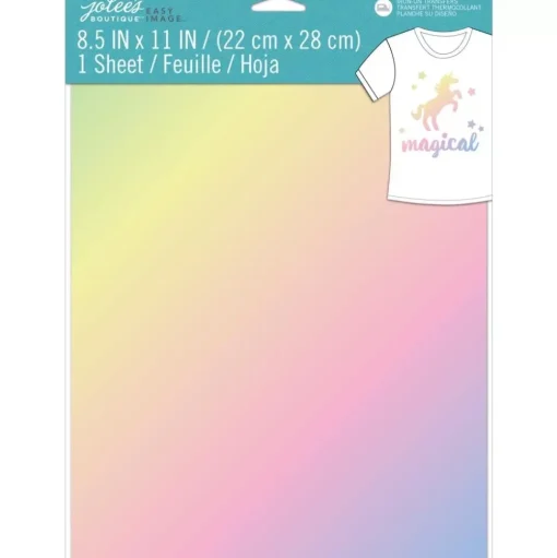 Transfer Para Tela Silhouette Rainbow Ombre Jolee's Boutique