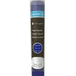 Transfer Para Tela Silhouette Azul Real 12"x36”