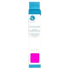 Transfer para tela Smooth Rosa Neon Silhouette 12"