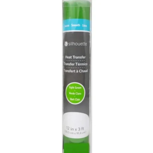 Transfer para tela Smooth Verde Claro Silhouette 12"