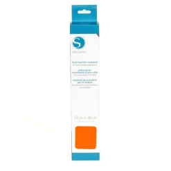 Transfer para tela Smooth Naranja Neon Silhouette 12"