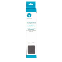 Transfer Para Tela Terciopelo Silhouette Gris 12"x36”