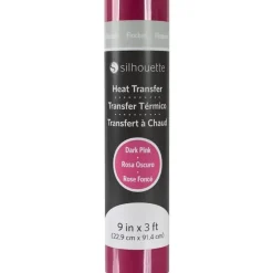 Transfer para tela Terciopelo Rosa Oscuro Silhouette 9"