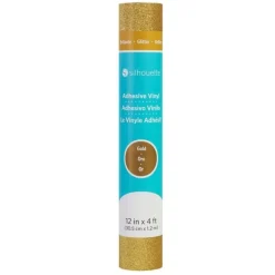 Vinilo adhesivo glitter Dorado Silhouette 12"x6'