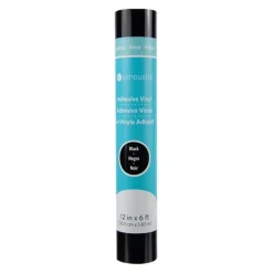 Vinilo adhesivo Glossy Negro Silhouette 12"x6'
