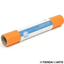 Vinilo adhesivo Premium Silhouette Naranja 12"
