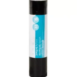 Vinilo Brillante Silhouette Negro 9"x10'