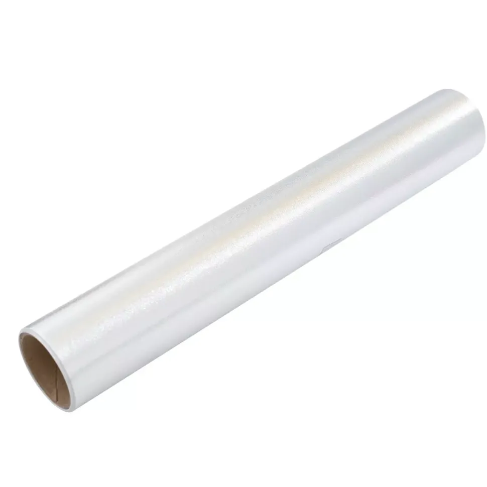 Vinilo Falso cuero Plata metálico AC