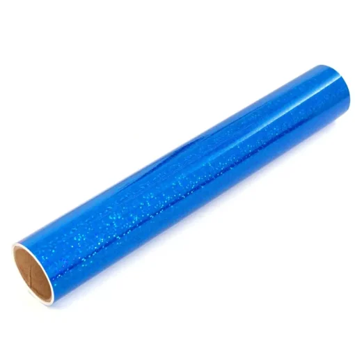 Vinilo metalizado Holográfico Glitter Azul marino AC