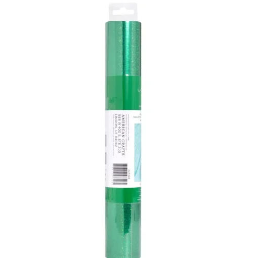 Vinilo metalizado Holográfico Glitter Verde hierba AC