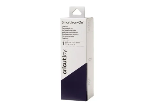 Vinilo Smart Iron On Termotransferible Azul Marino Cricut Joy 13x48cm