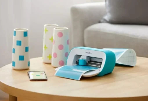 Vinilo Smart Permanente Shimmer Dorado Brillante Cricut Joy 13x120cm