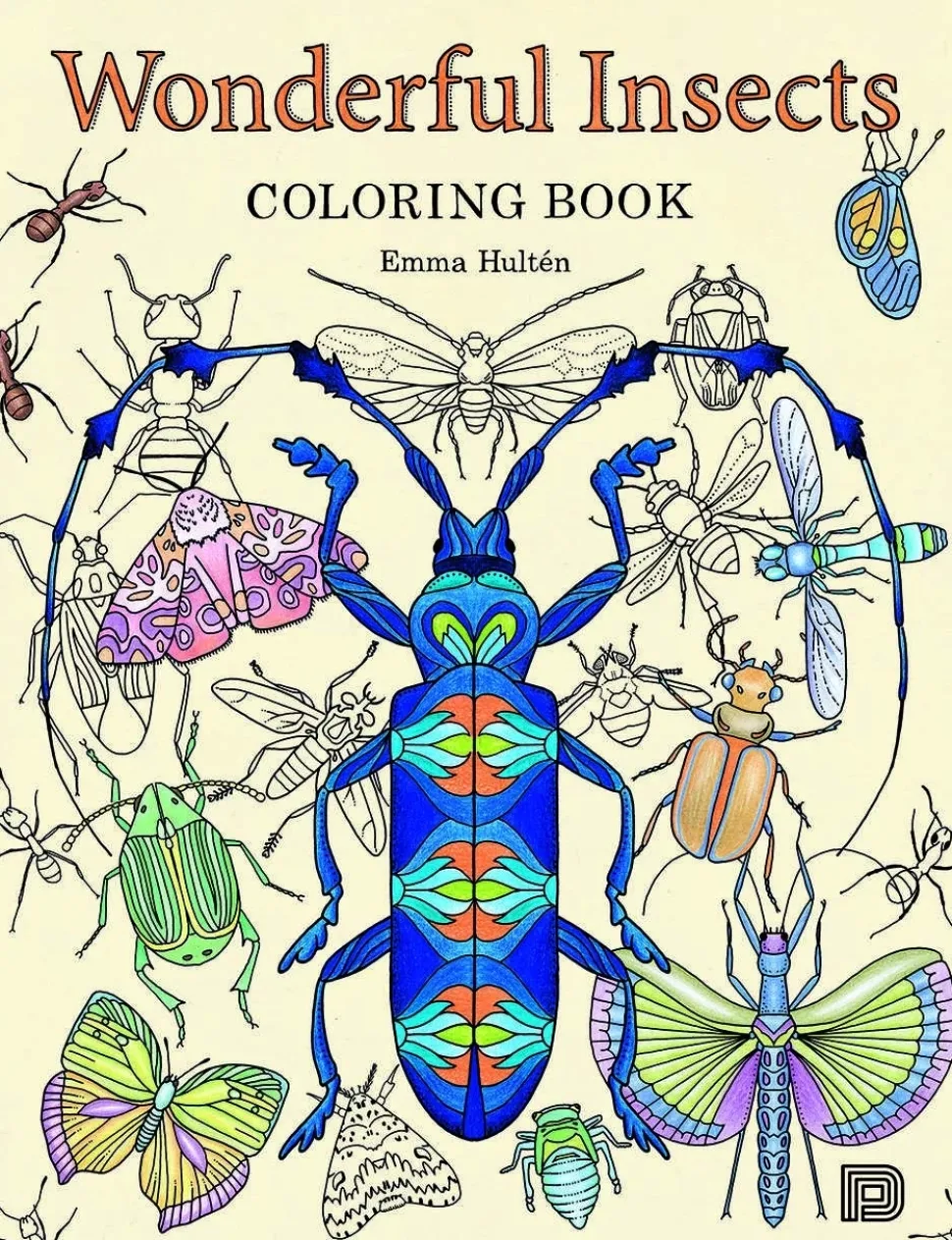 Wonderful Insects Coloring Book